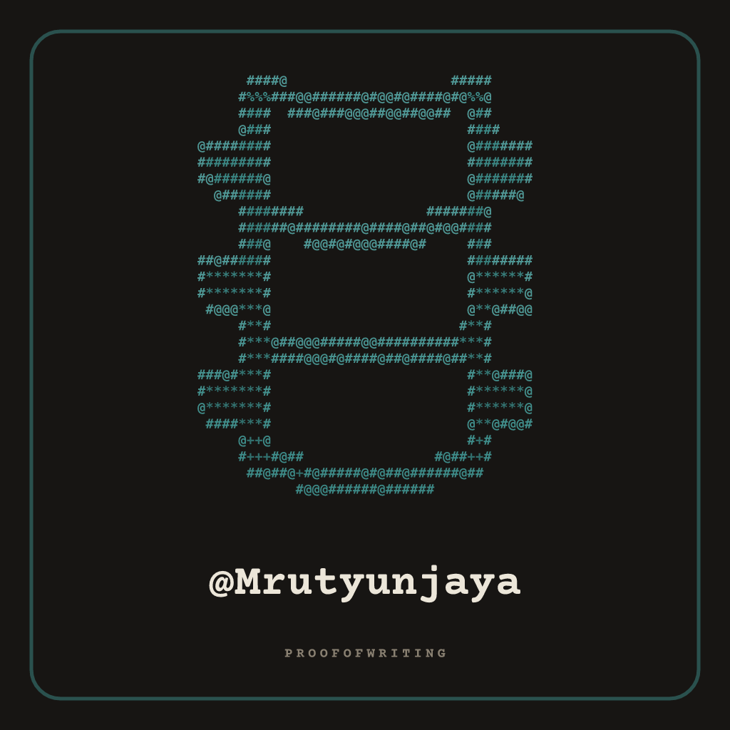 @Mrutyunjaya