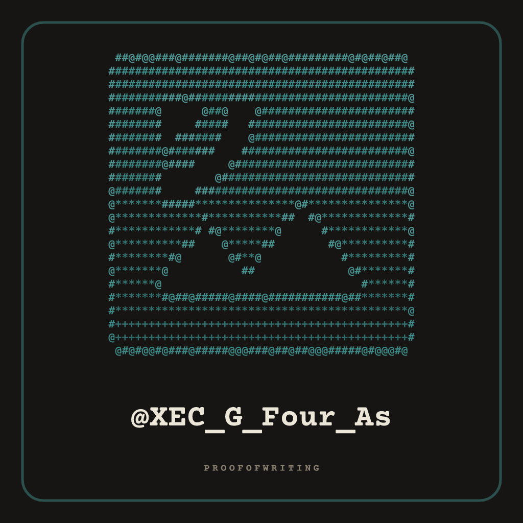 @XEC_G_Four_As handle NFT card