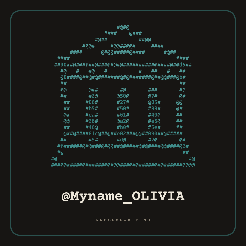 @Myname_OLIVIA handle NFT card