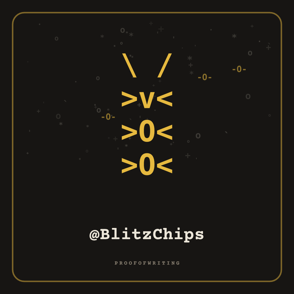 @BlitzChips handle NFT card