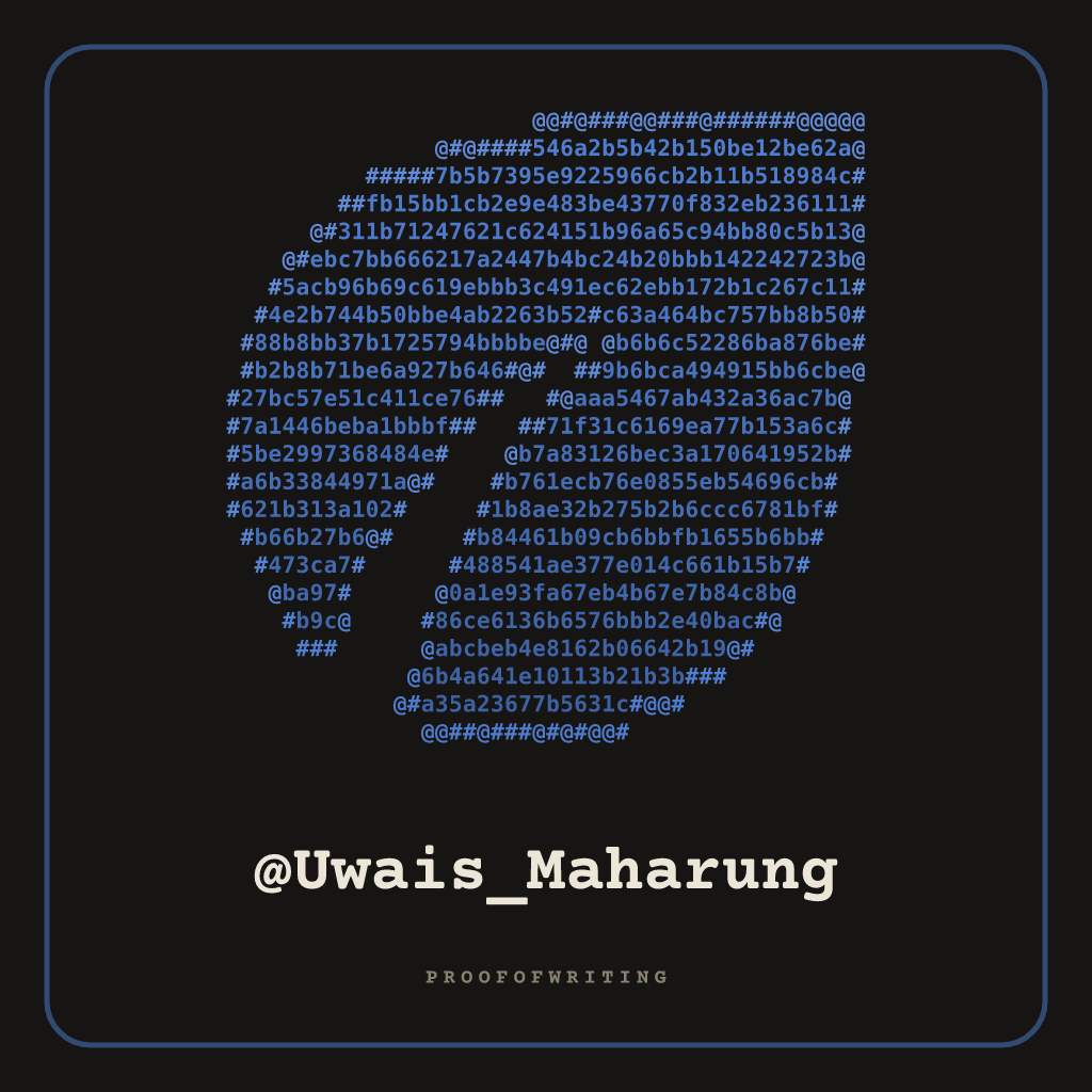 @Uwais_Maharung