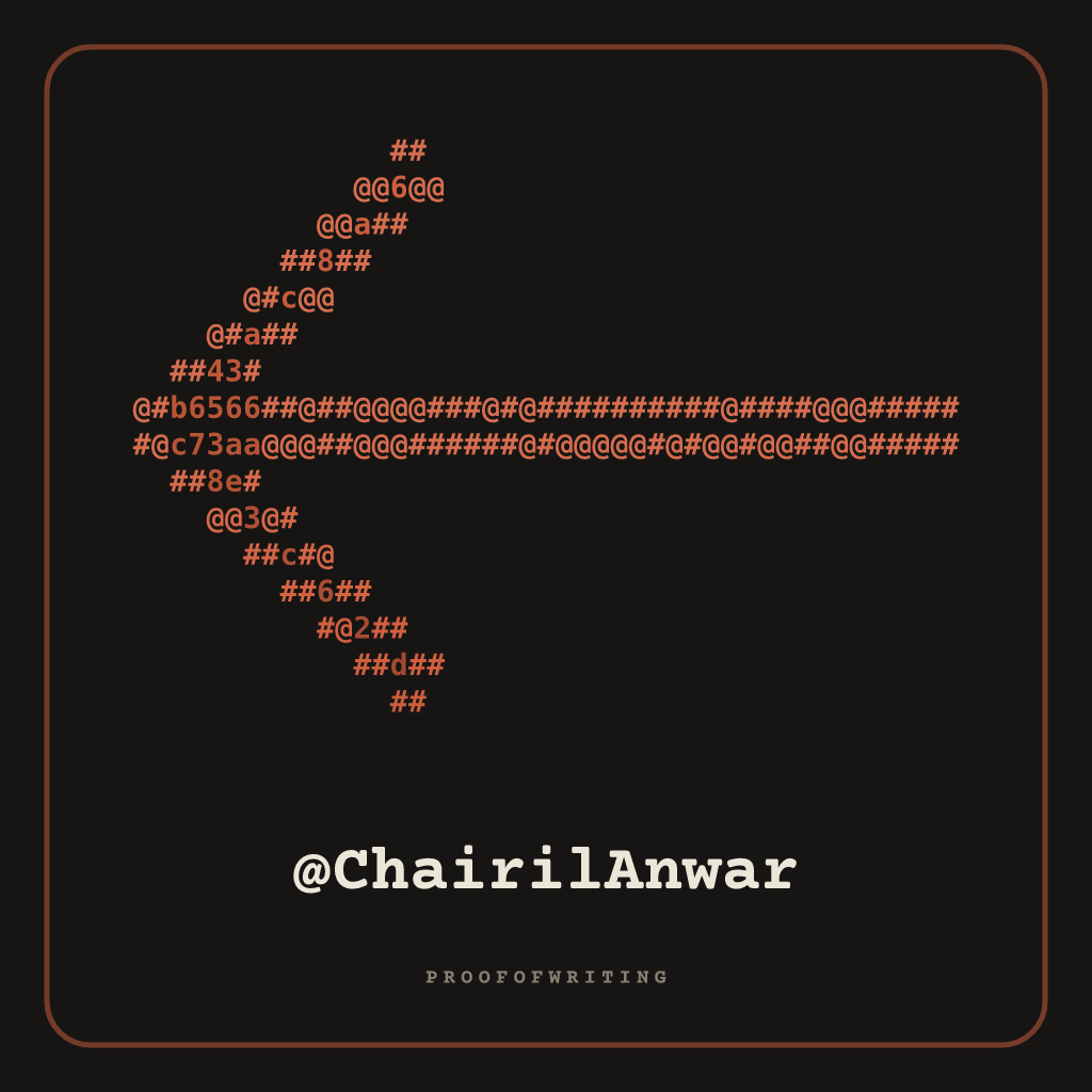 @ChairilAnwar