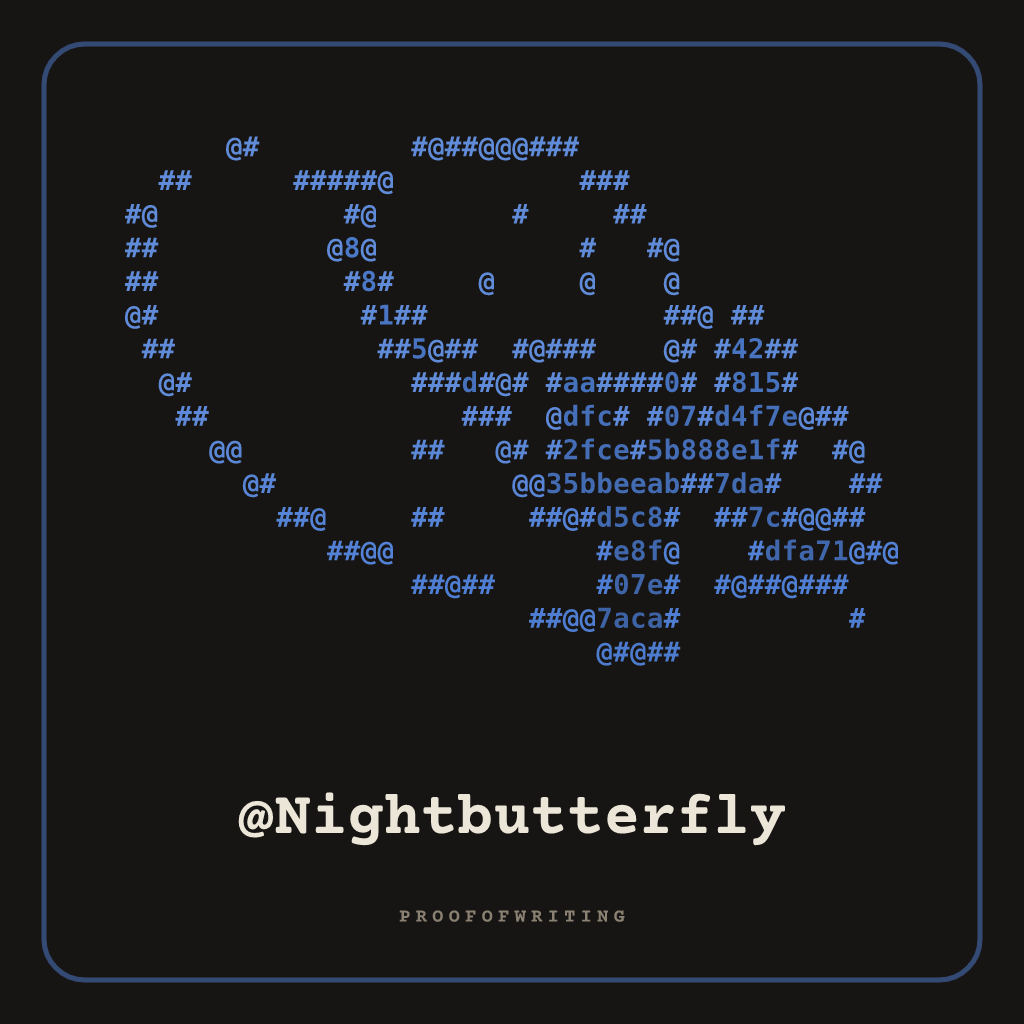 @Nightbutterfly