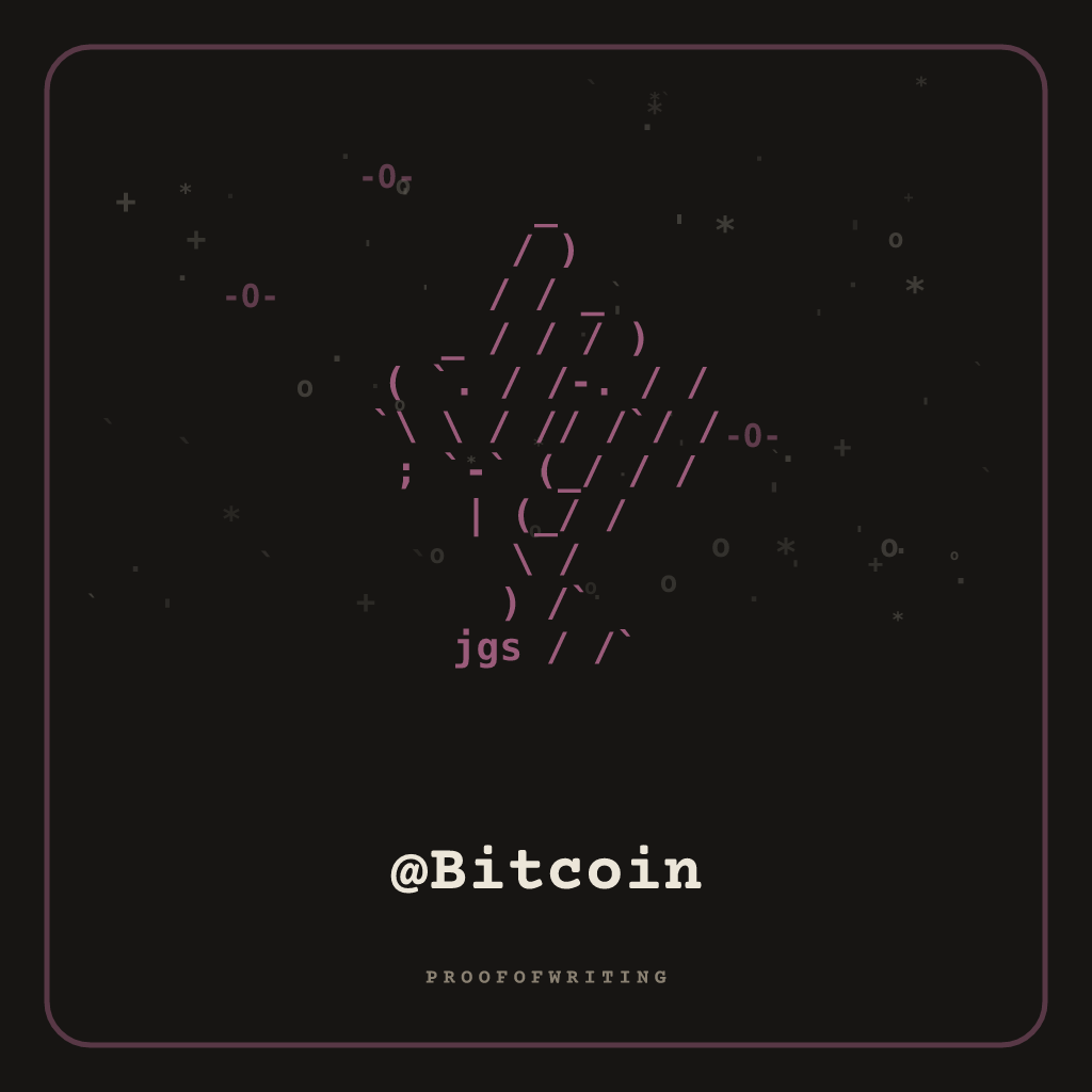 @Bitcoin handle NFT card