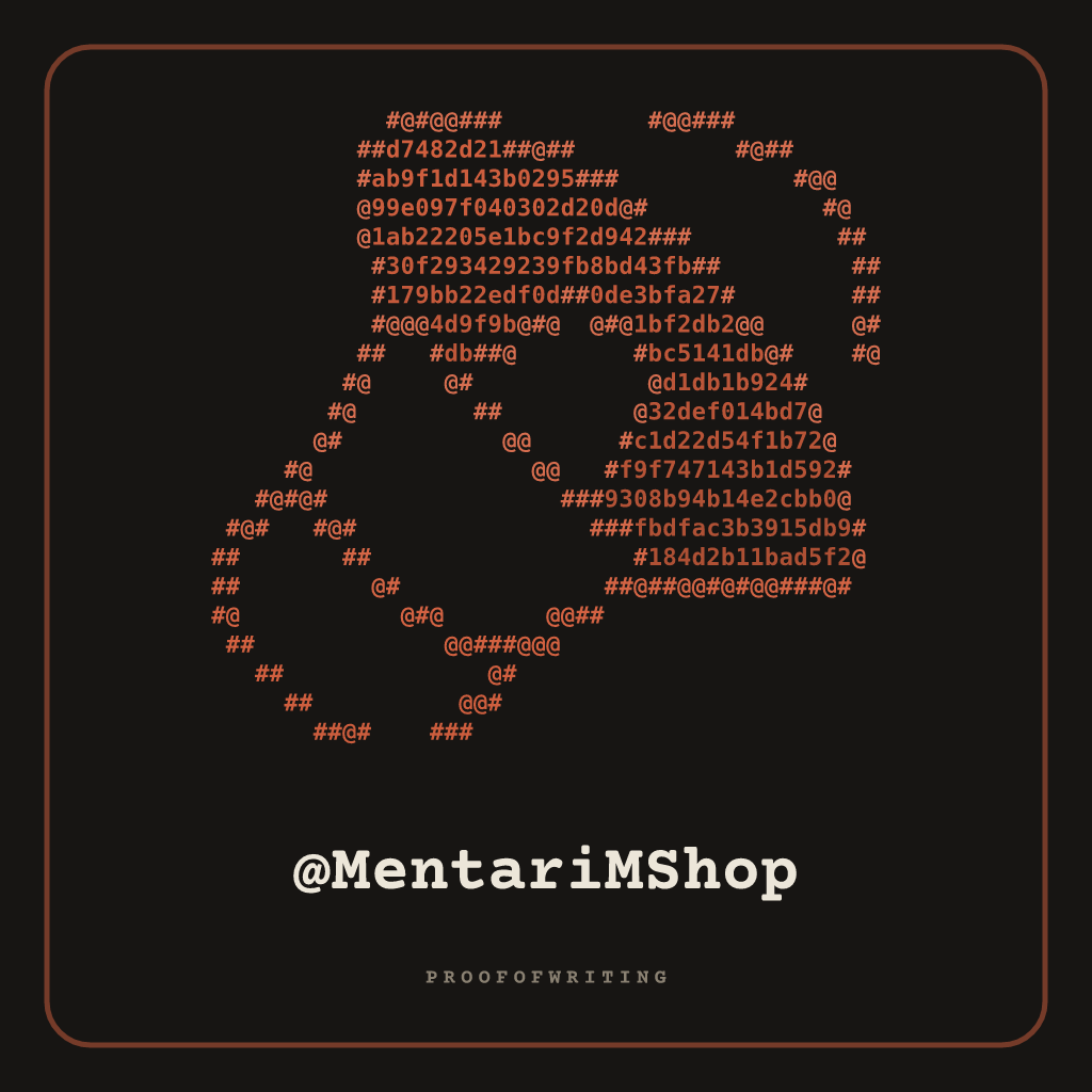 @MentariMShop handle NFT card