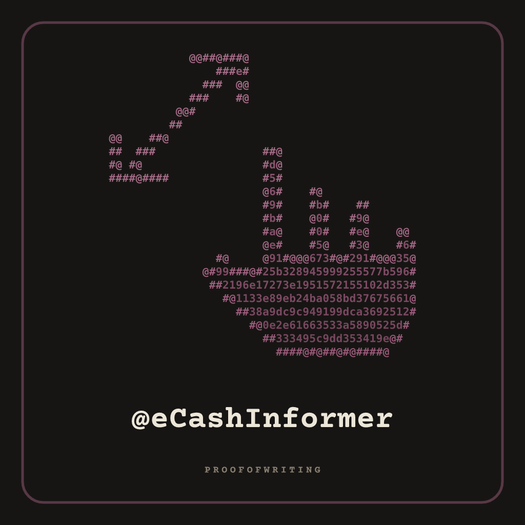 @eCashInformer handle NFT card