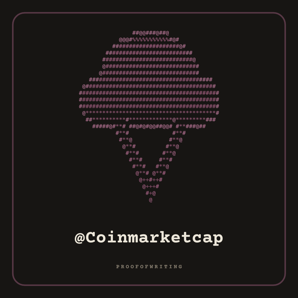 @Coinmarketcap