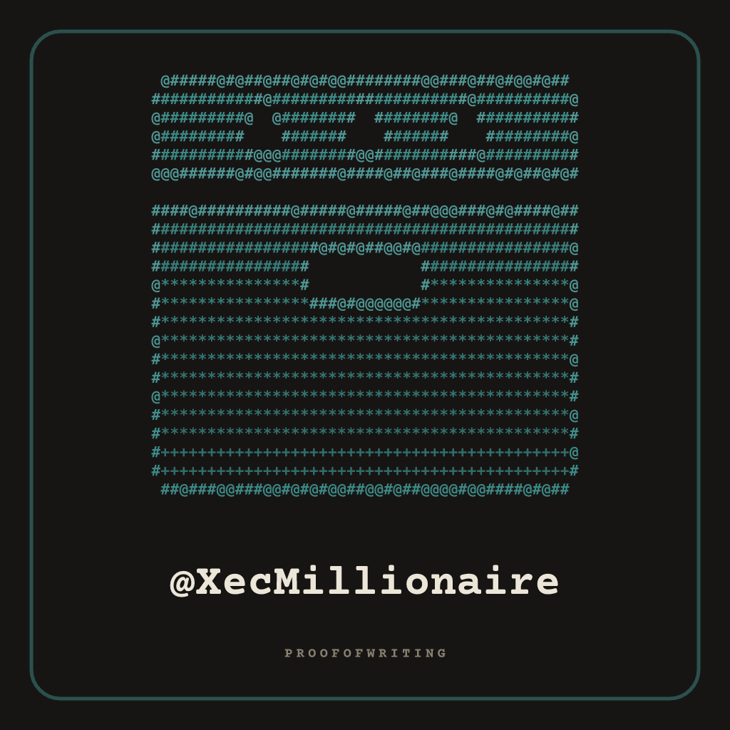 @XecMillionaire