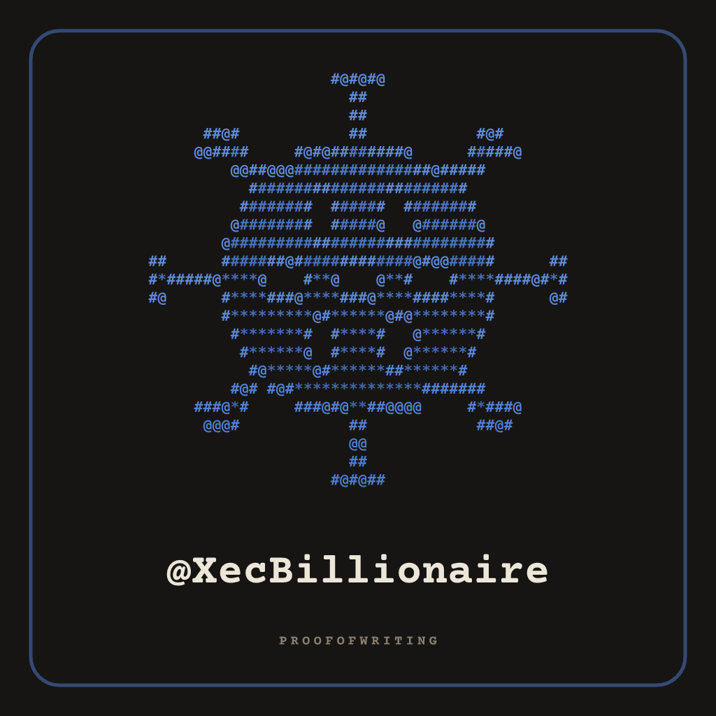 @XecBillionaire