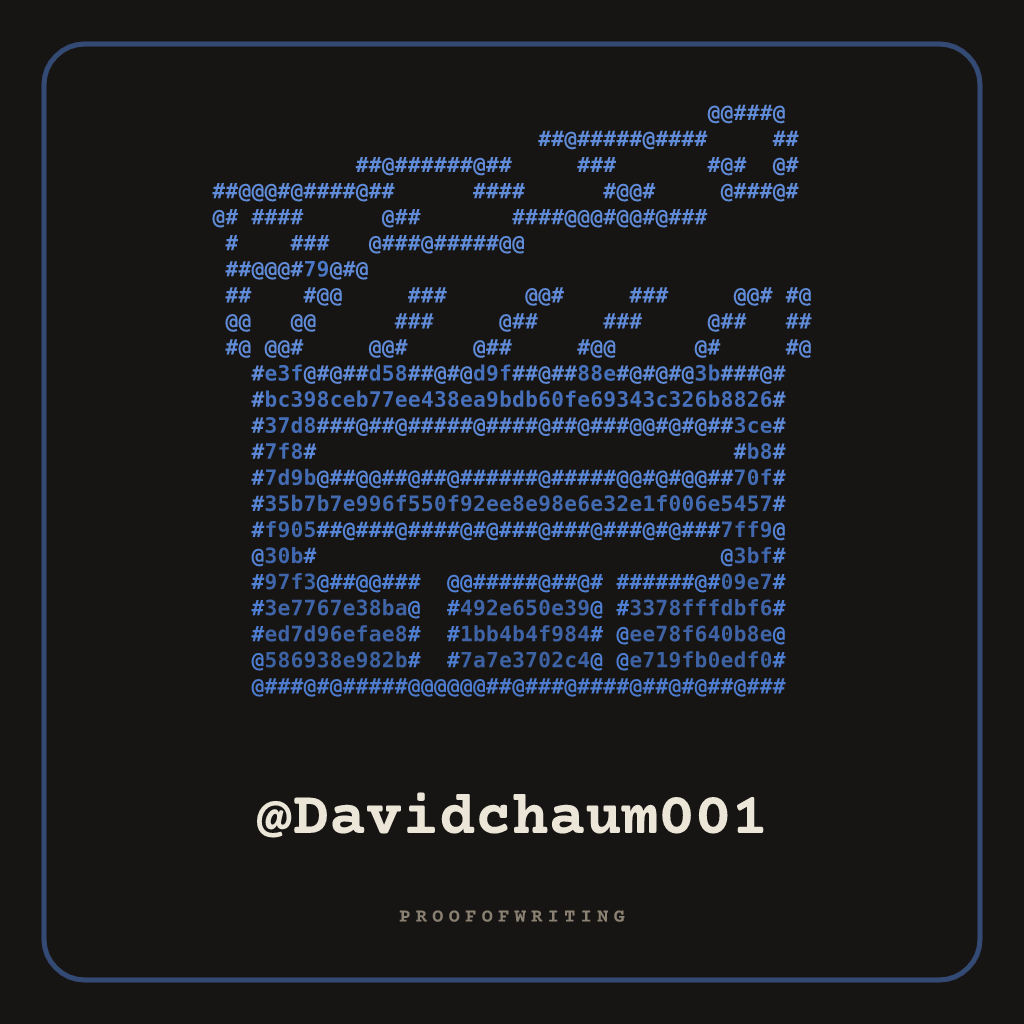 @Davidchaum001