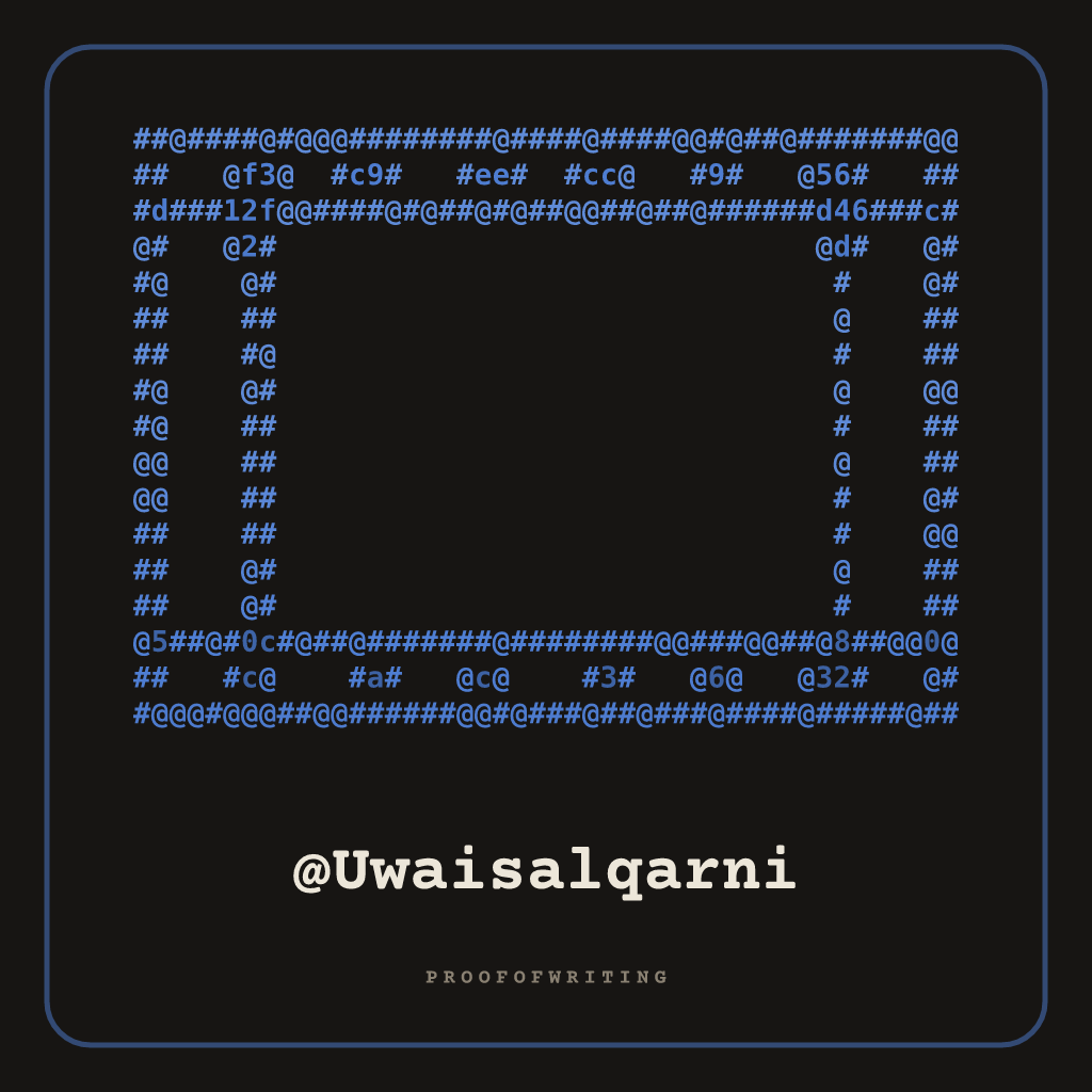 @Uwaisalqarni