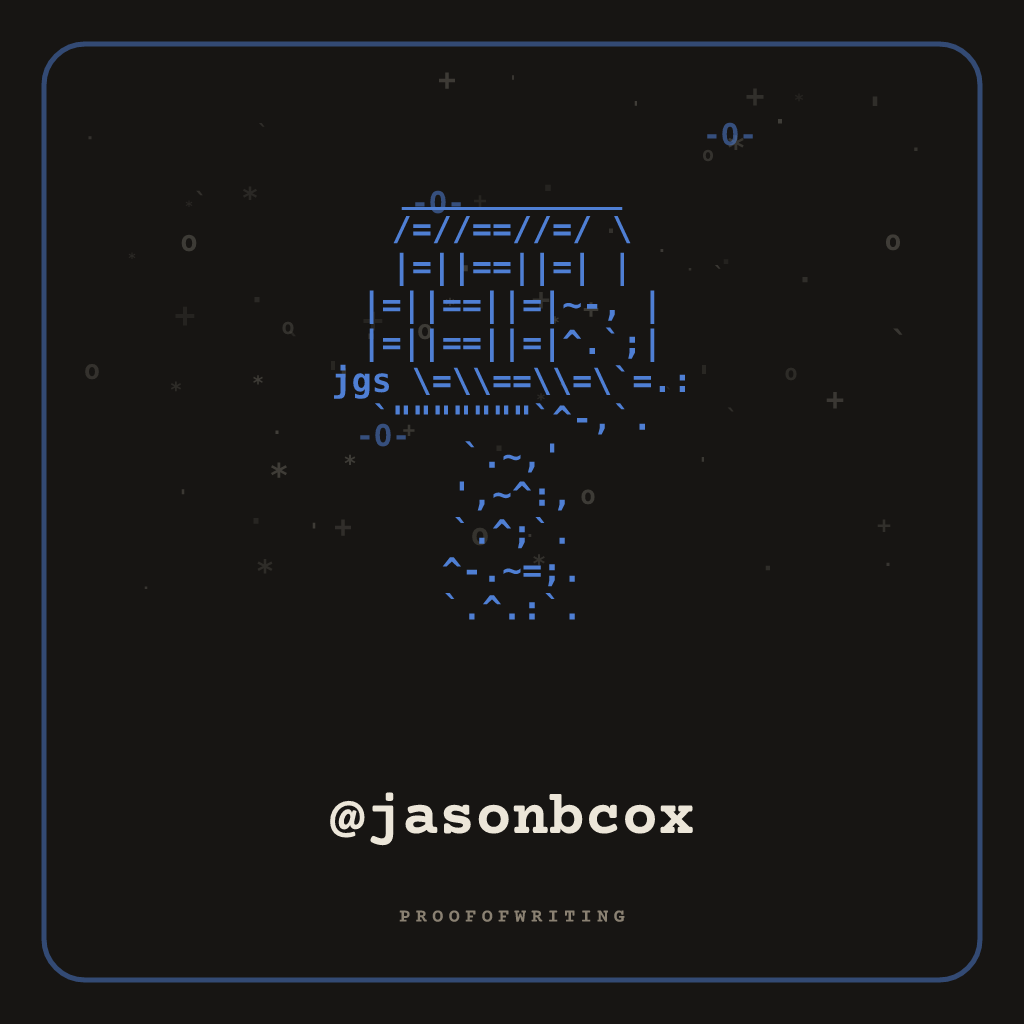 @jasonbcox handle NFT card
