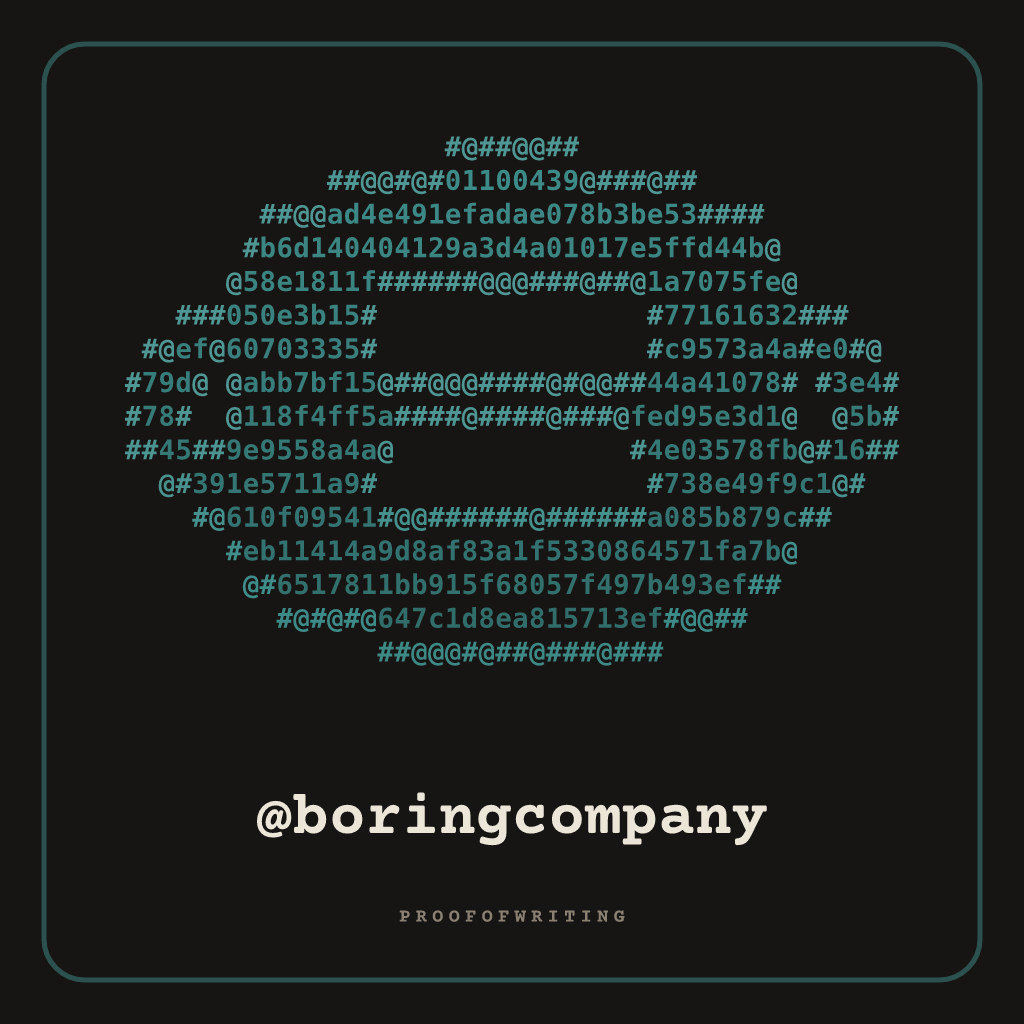 @boringcompany