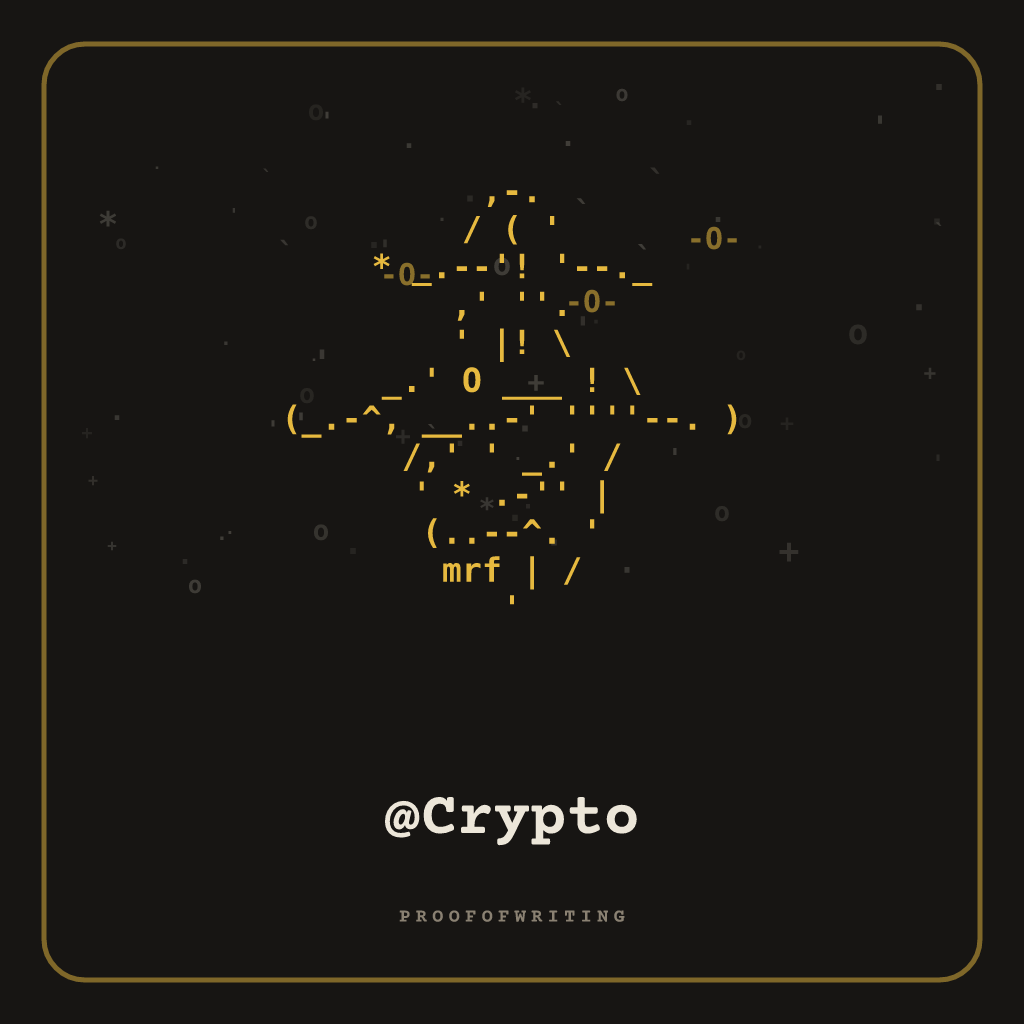 @Crypto handle NFT card