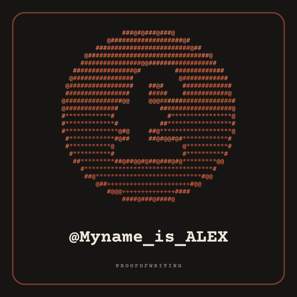 @Myname_is_ALEX handle NFT card