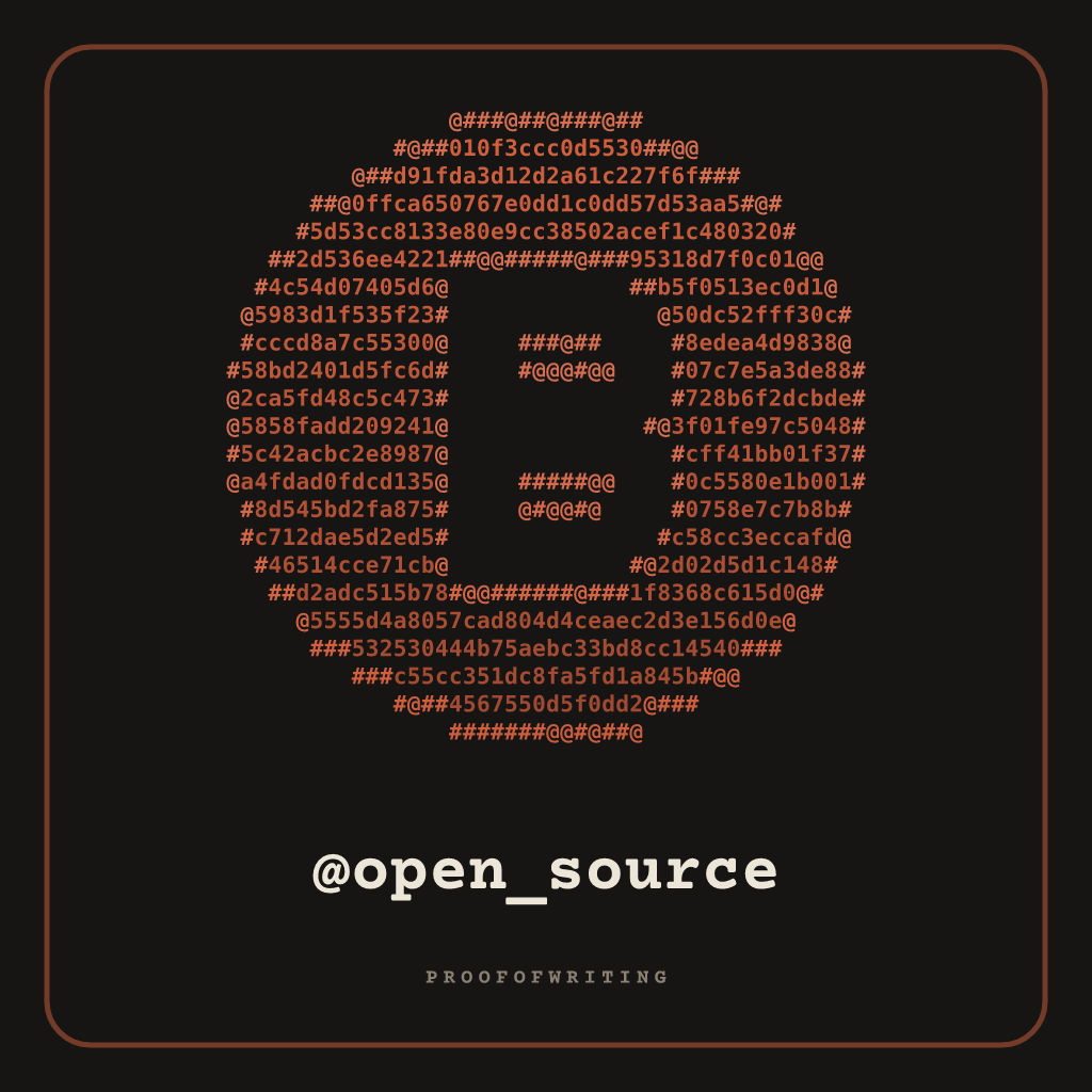 @open_source