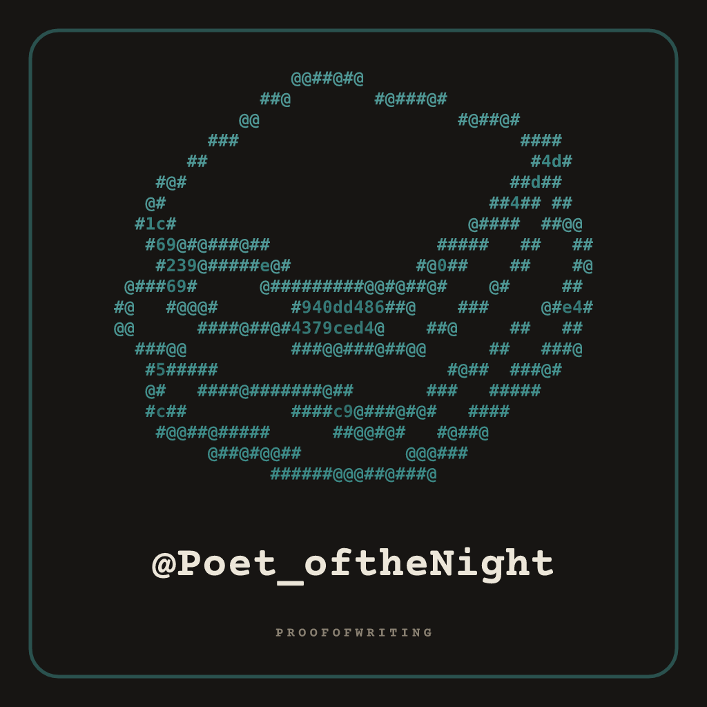 @Poet_oftheNight handle NFT card