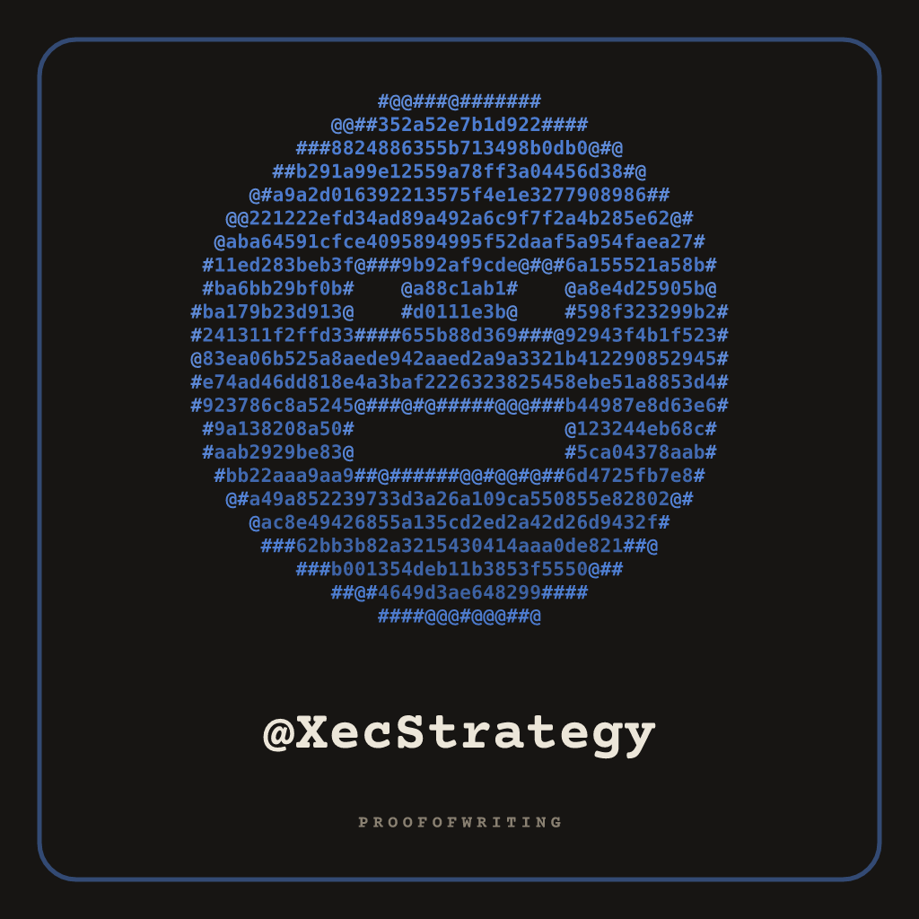 @XecStrategy