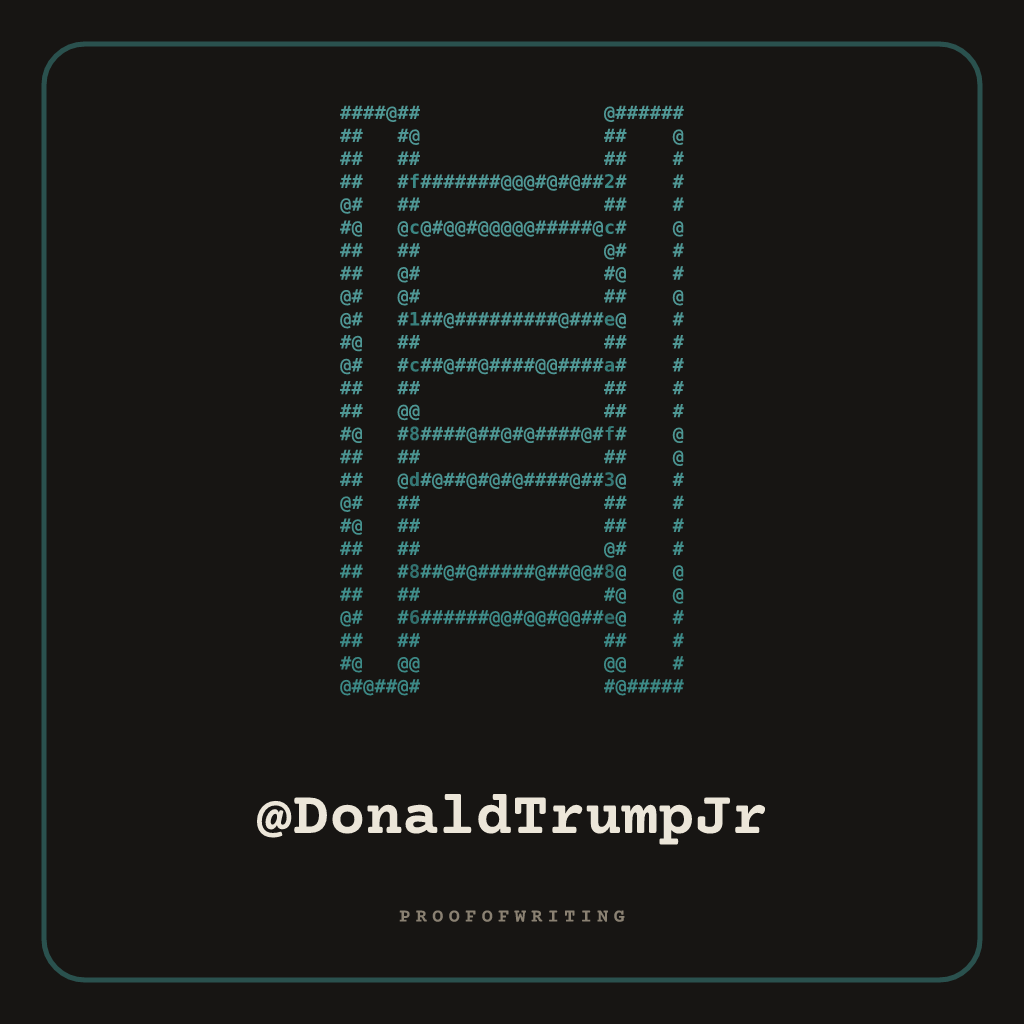 @DonaldTrumpJr