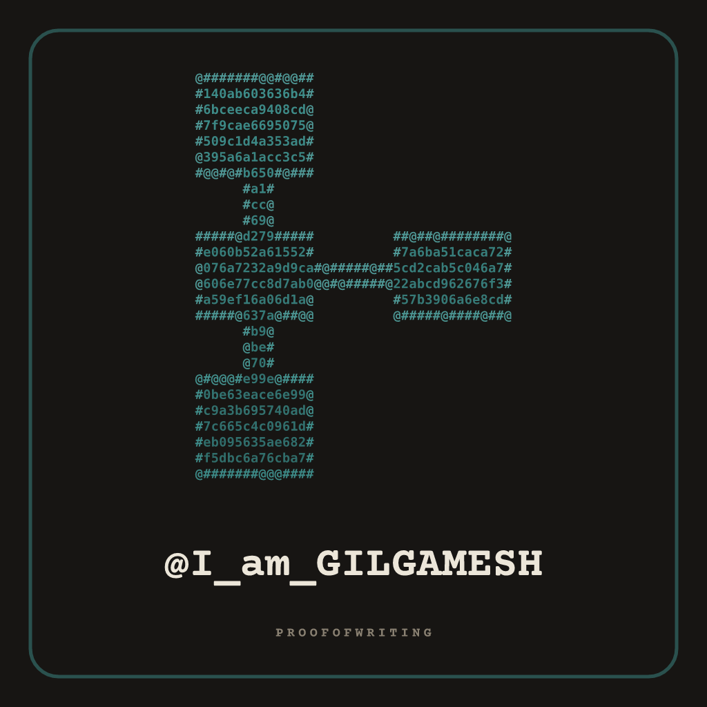 @I_am_GILGAMESH handle NFT card