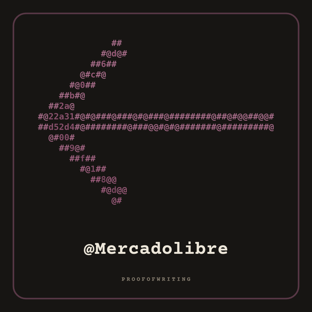 @Mercadolibre