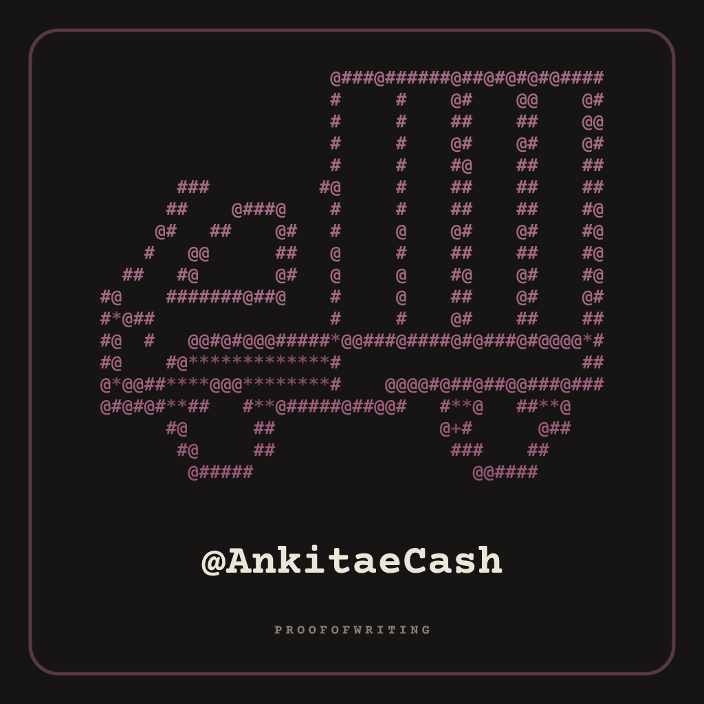 @AnkitaeCash