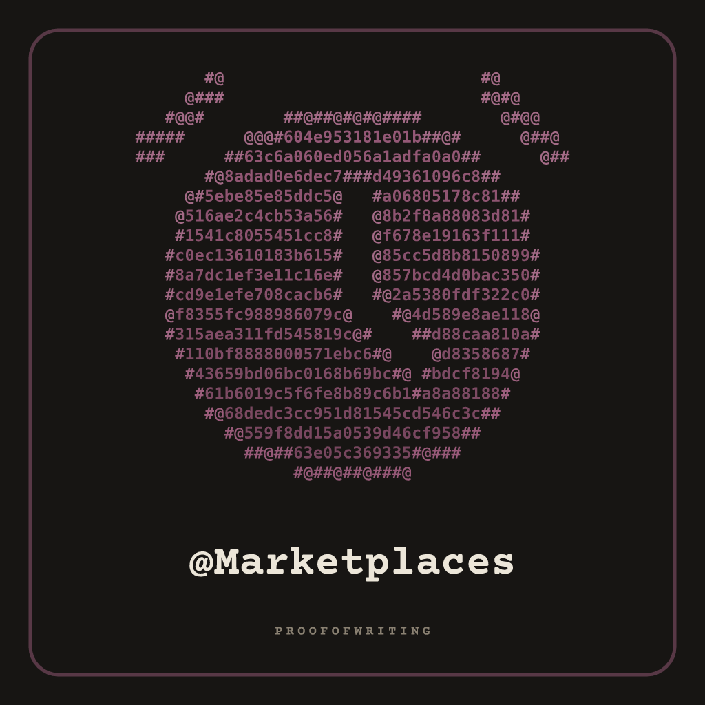 @Marketplaces