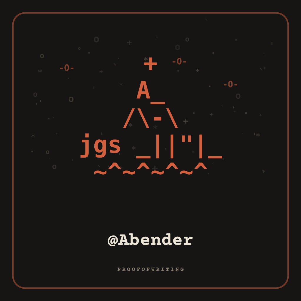 @Abender handle NFT card