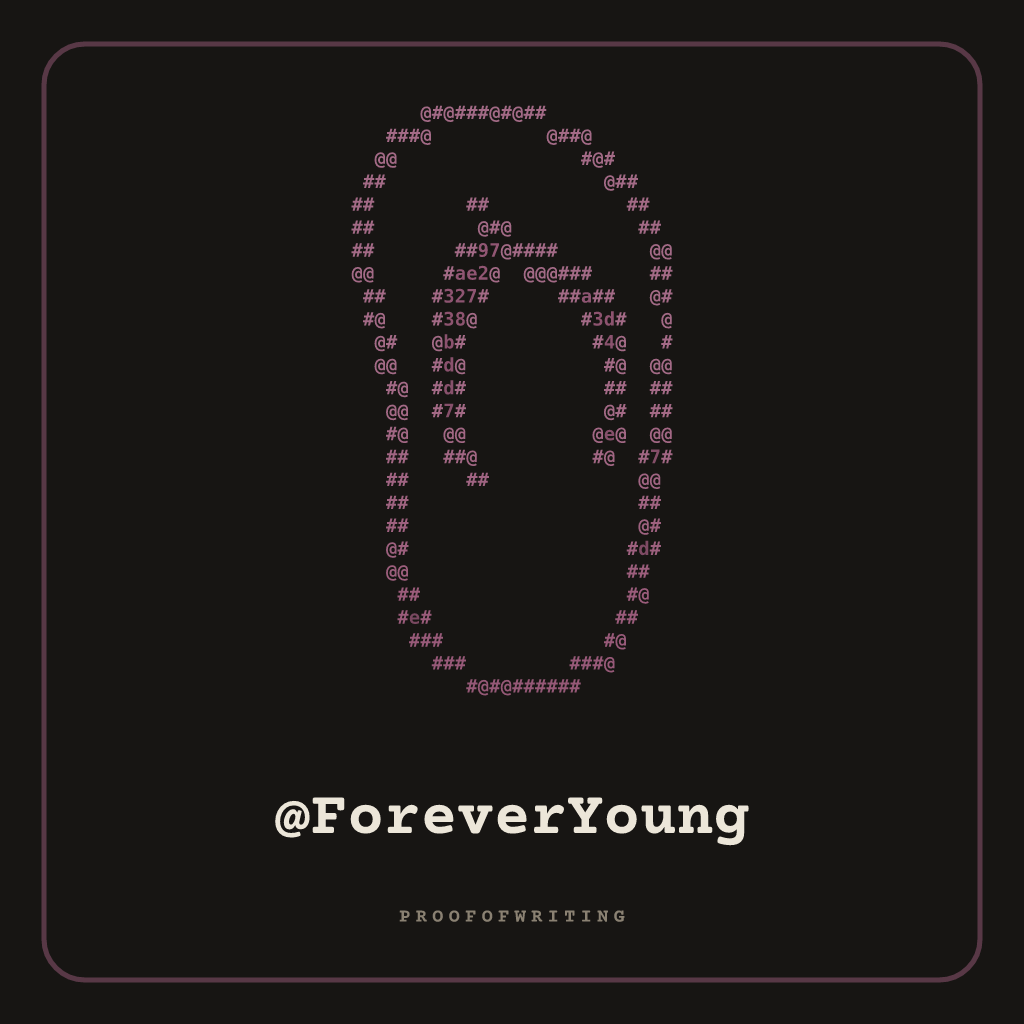 @ForeverYoung handle NFT card