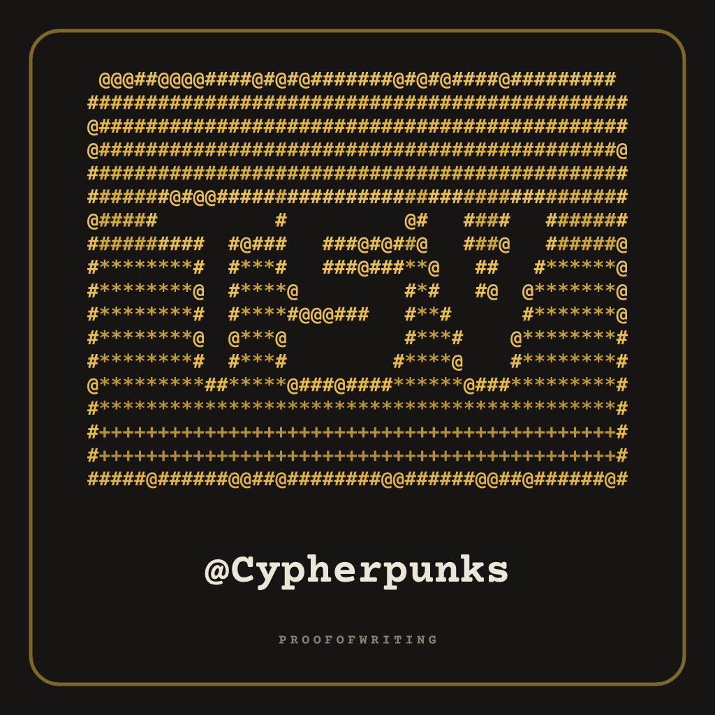 @Cypherpunks