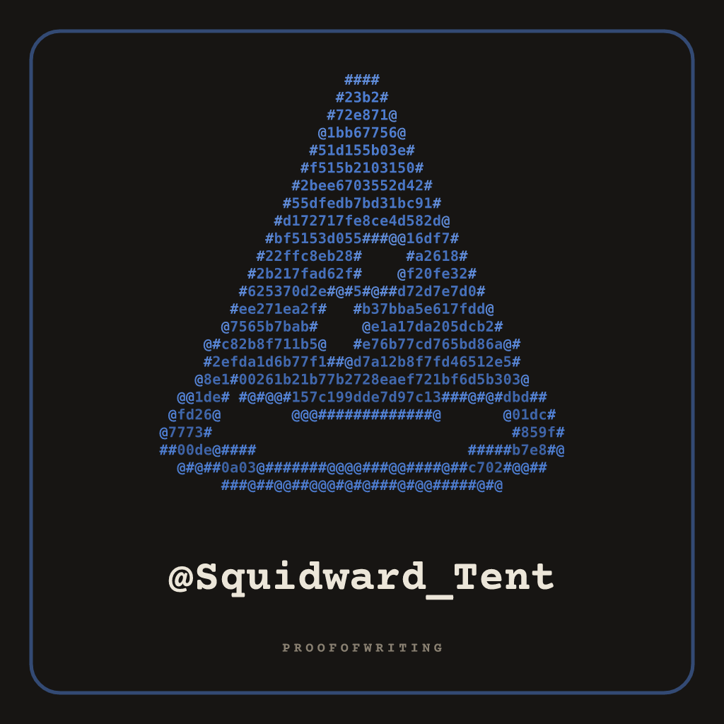 @Squidward_Tent handle NFT card