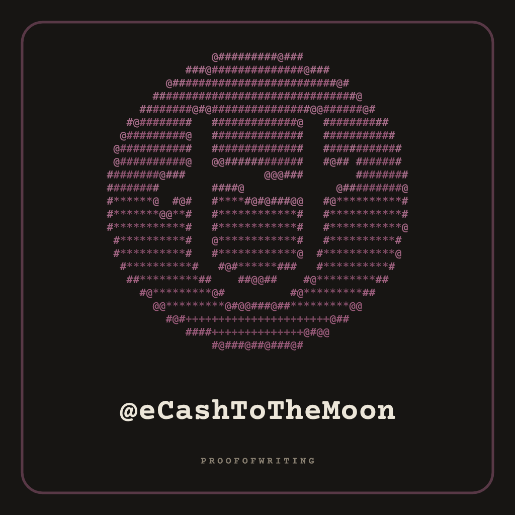 @eCashToTheMoon