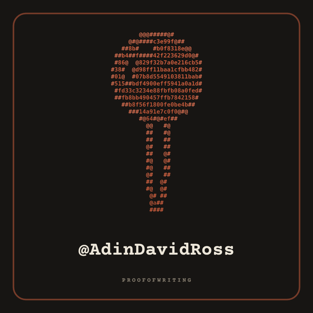 @AdinDavidRoss