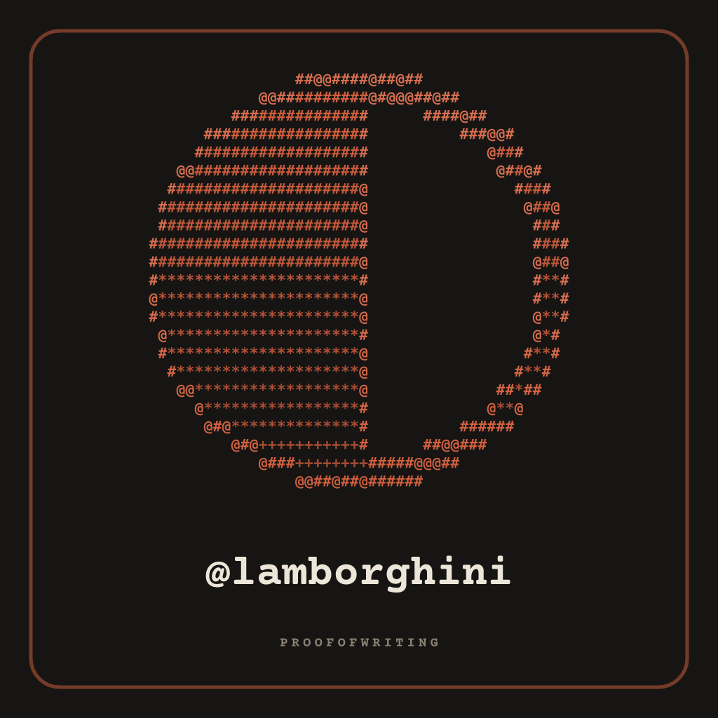 @lamborghini