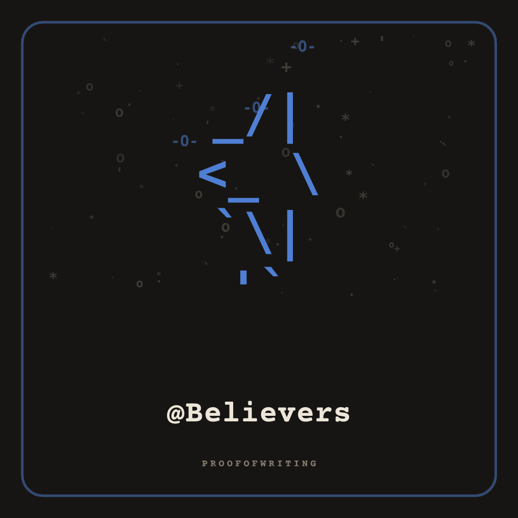 @Believers handle NFT card